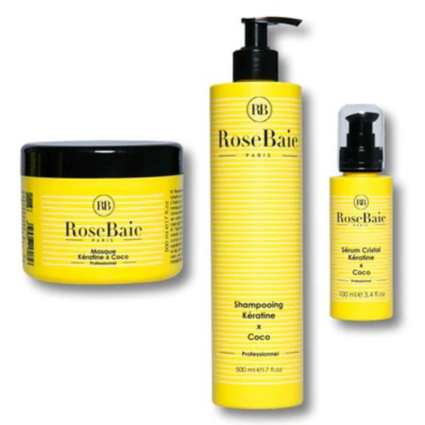 Trio Capillaire Coco Rosebaie - Soin Hydratant et Réparateur